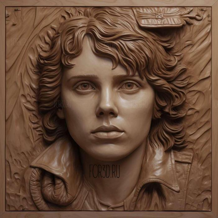 Ellen Ripley 1 stl model for CNC